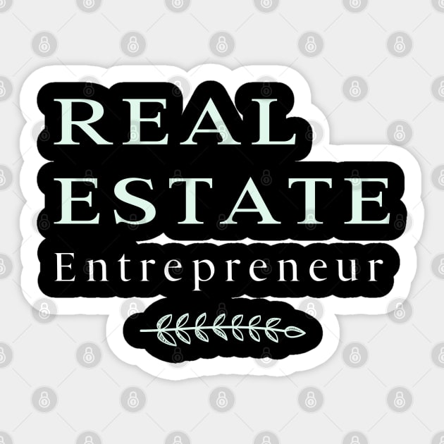 Real Estate Entrepreneur Sticker by REG